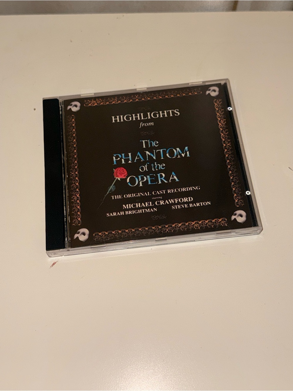 The Phantom of the Opera Highlights CD - Black